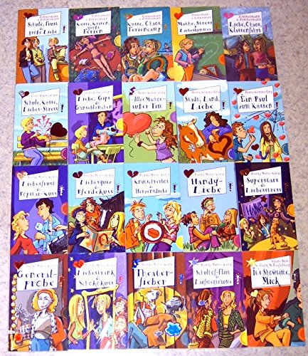 21 Taschenbücher aus der Reihe “Freche Mädchen – freche Bücher“: Liebesquiz & Pferdekuss / Handy-Liebe / Liebesfrust & Popstar-Kuss / Superstars & Liebesstress / Generalprobe / Theaterfieber / Knutschverbot & Herzensdiebe ...