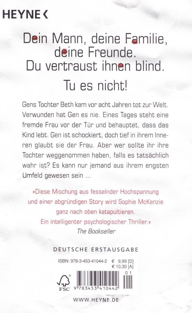 Seit du tot bist: Thriller