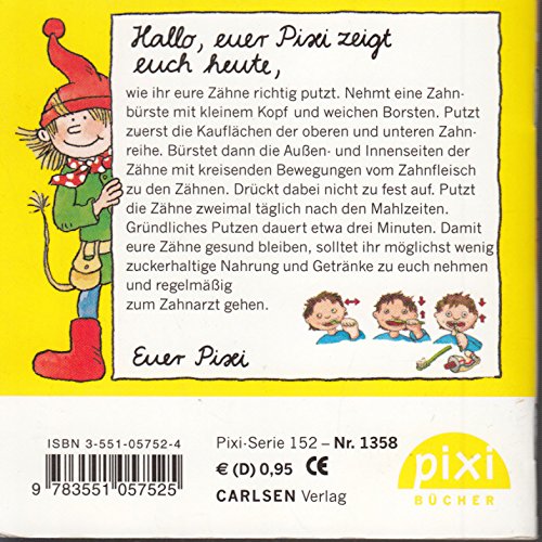 Mein Besuch beim Zahnarzt - Pixi-Buch Nr. 1358 - Einzeltitel aus PIXI-Serie 152 (aus Kassette)
