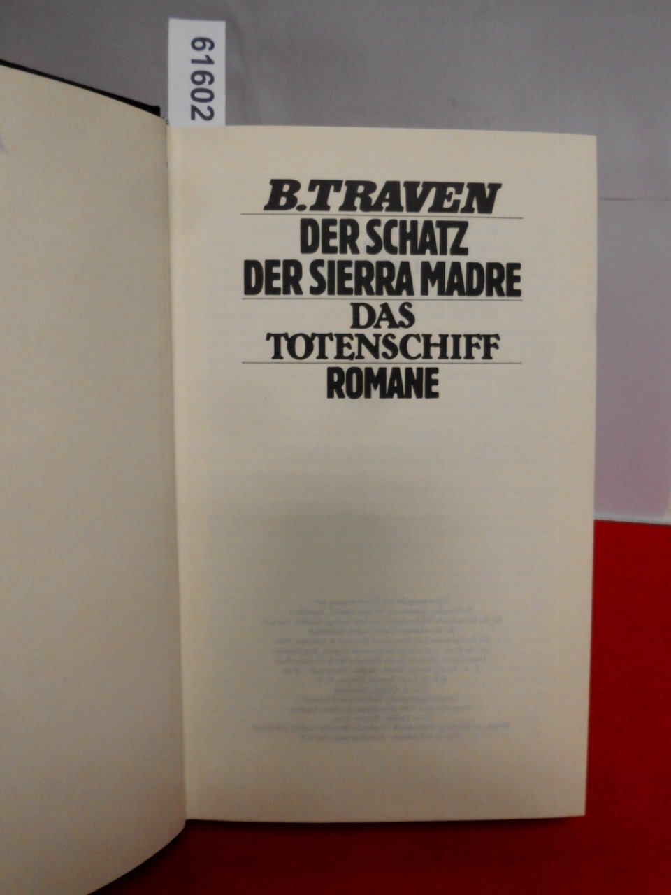 Der Schatz der Sierra Madre/ Das Totenschiff.