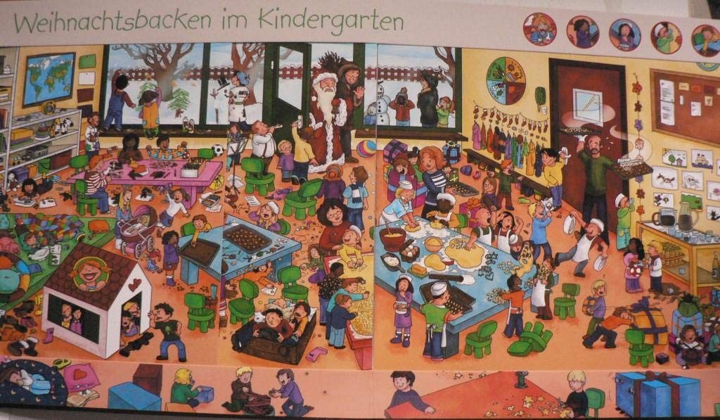 Mein großes Wimmelbuch: Durch den Advent