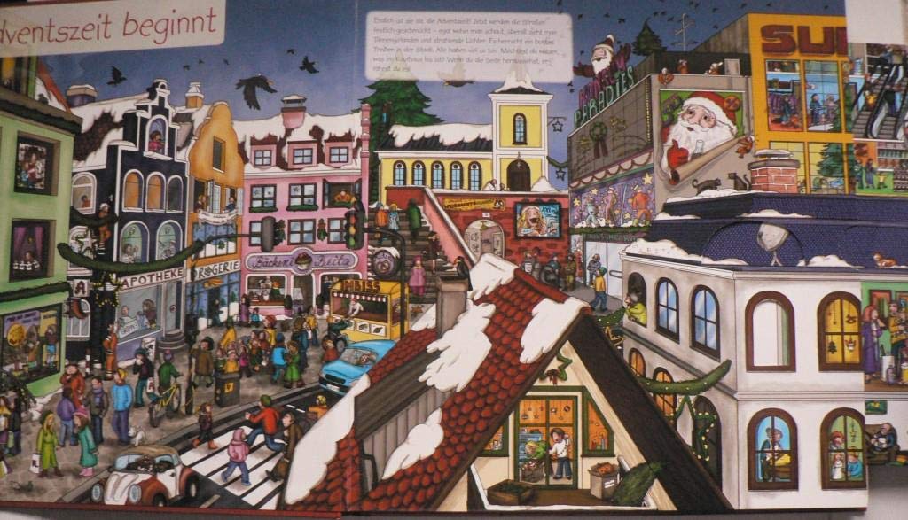 Mein großes Wimmelbuch: Durch den Advent