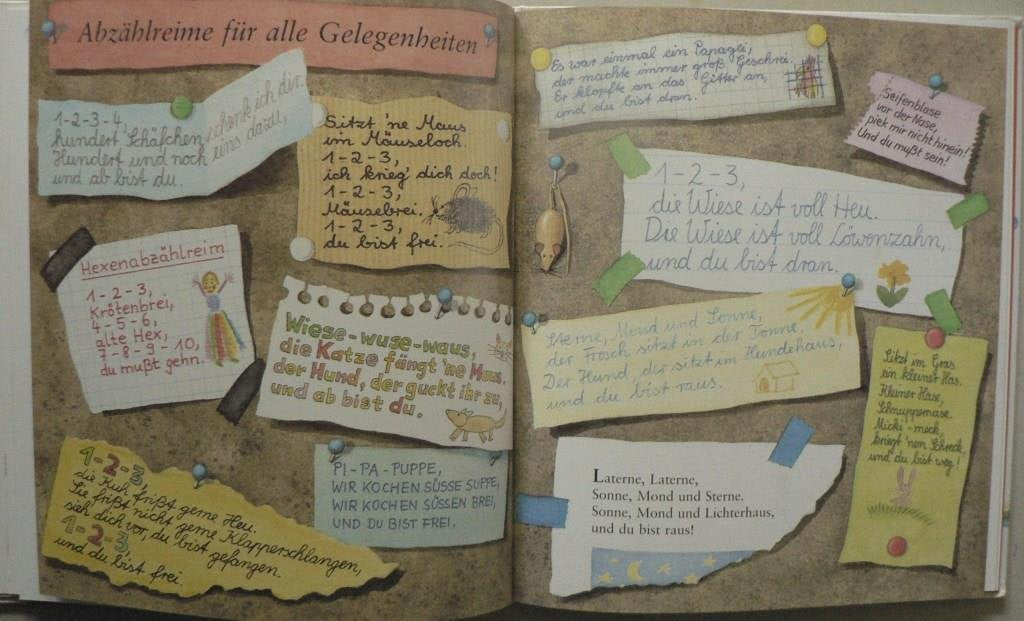 Tippel, tippel, tapp, Finger auf und ab. Lustige Fingerspiele und Reime