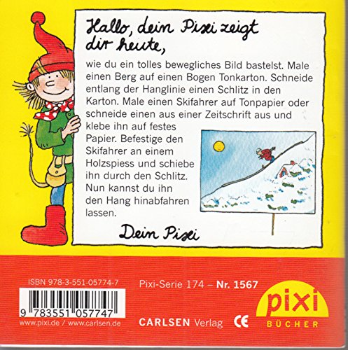Papa Moll beim Wintersport - Pixi-Buch 1567 (Einzeltitel) aus Pixi-Serie 174