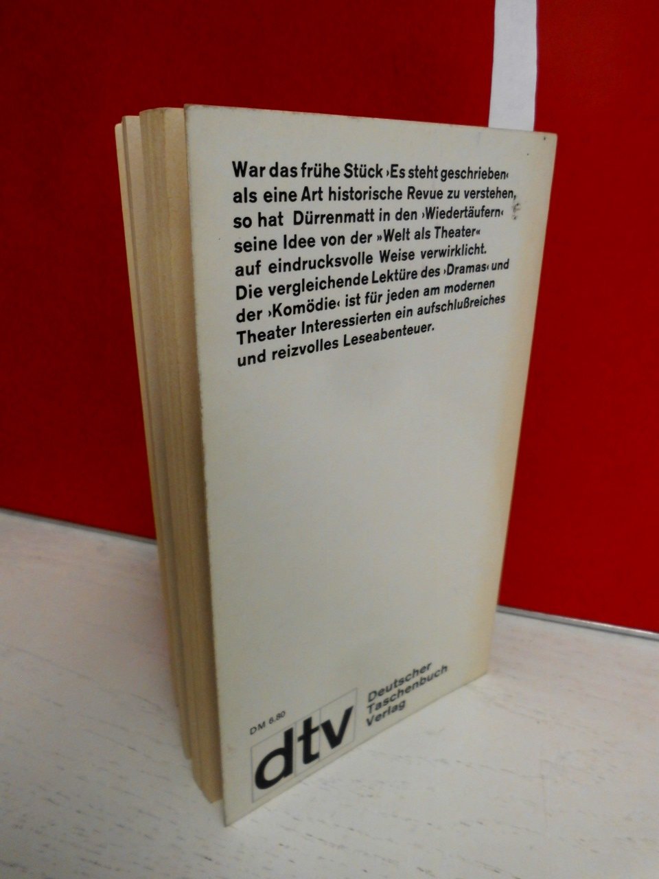 Es steht geschrieben Die Wiedertäufer: Zwei Stücke (dtv Literatur)
