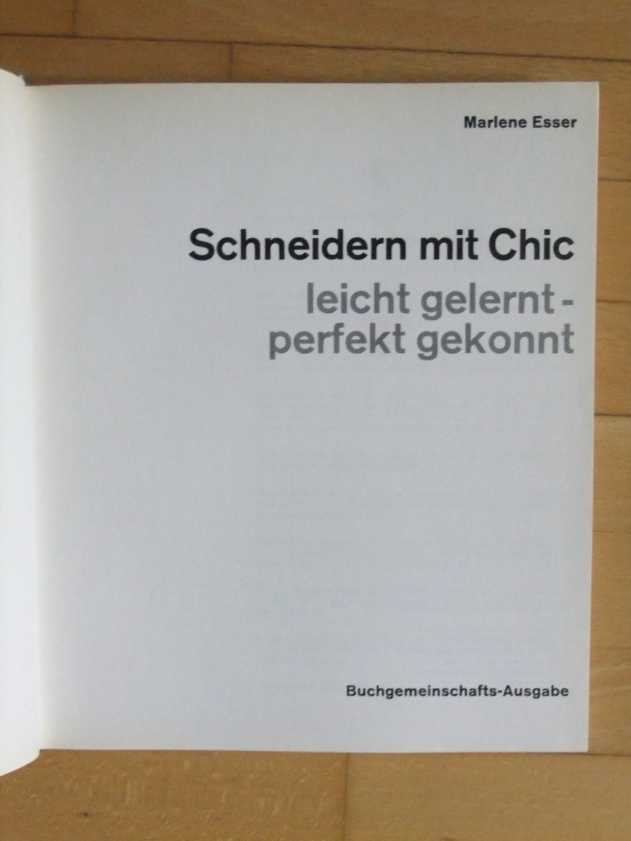 Schneidern mit Chic