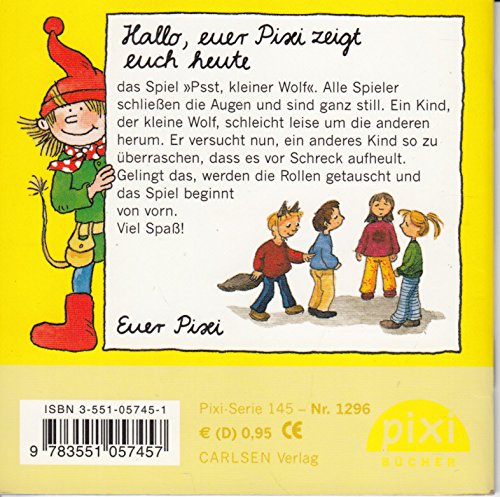 Pixi Bücher. Der kleine Wolf, der husten musste. Pixi-Serie 145, Nr.1296.