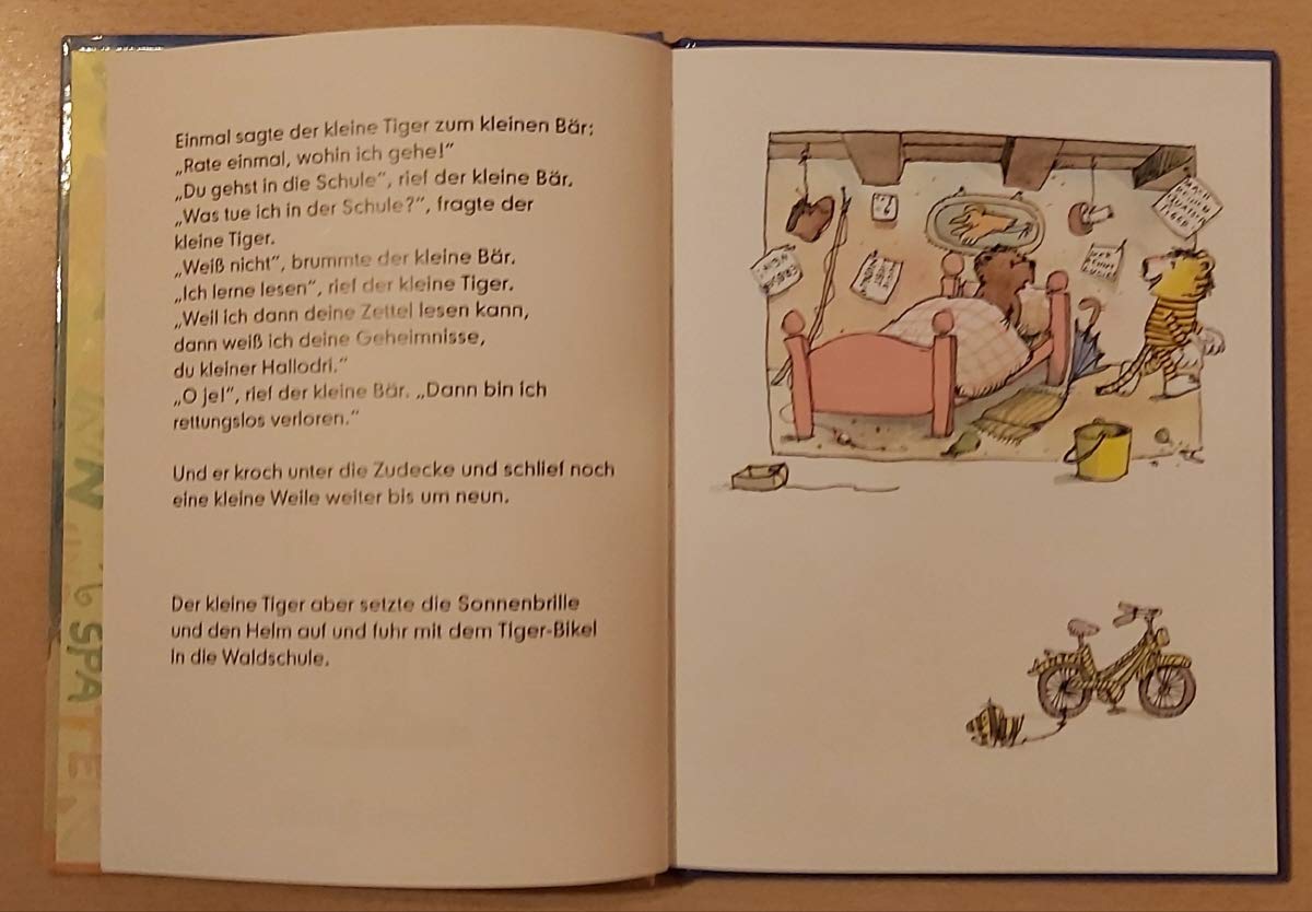 Wie der Tiger lesen lernt