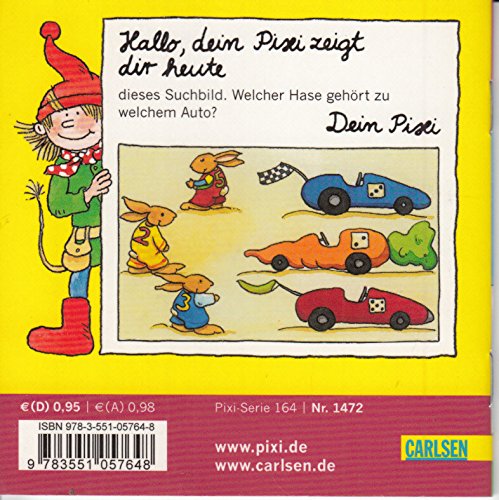 Hansi Hase und das Seifenkistenrennen. Pixi Buch 1472. Pixi Serie 164