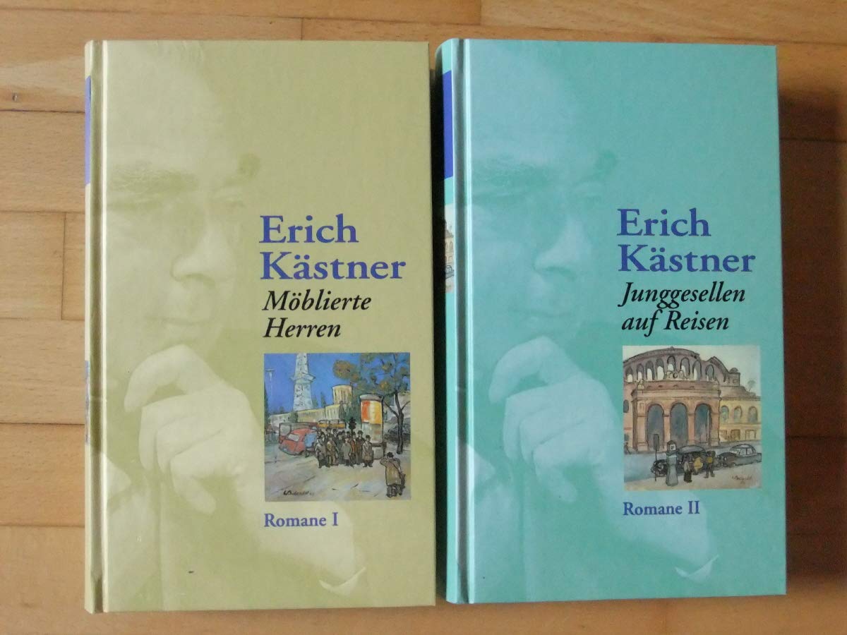 Erich Kästner: Werke. 6 Bände. Band I: Gedichte. Band II: Chanson, Kabarett, Kleine Prosa. Band III: Romane I. Band IV: Romane II. Band V: Theater, Hörspiel, Film. Band VI: Publizistik