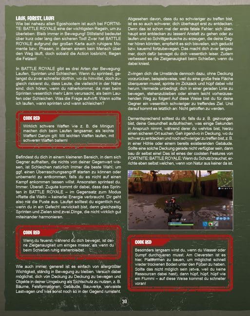 CODE RED: Das ultimative inoffizielle Strategiebuch zu Fortnite: Battle Royale