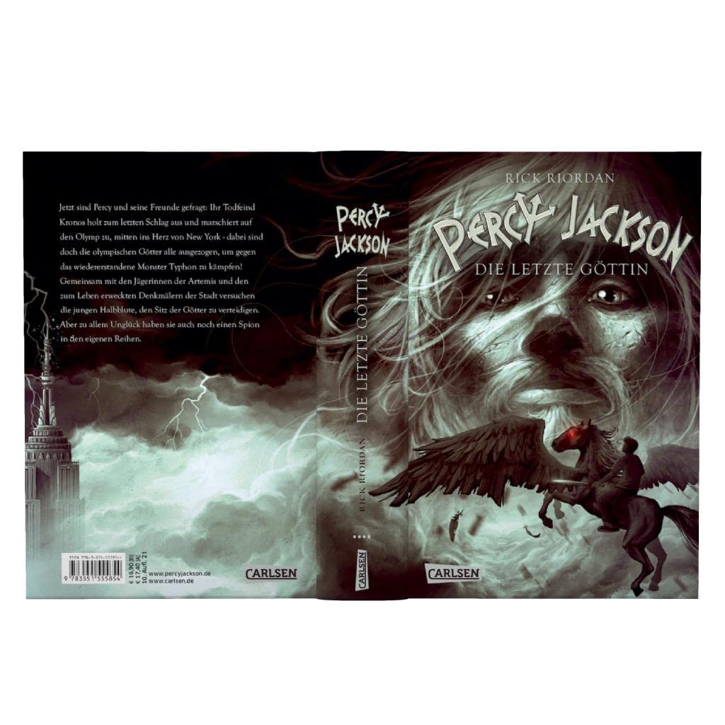 Percy Jackson 5: Die letzte Göttin: Moderne Teenager, griechische Götter und nachtragende Monster - die Fantasy-Bestsellerserie ab 12 Jahren (5)