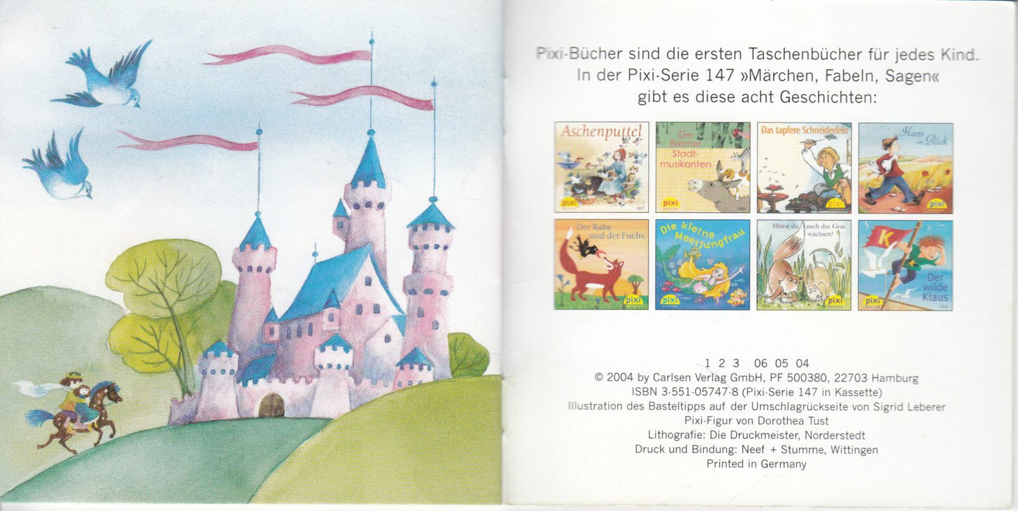 Aschenputtel - Ein Pixi-Buch 1307 - Einzeltitel aus Pixi-Serie 147 (aus Kassette)