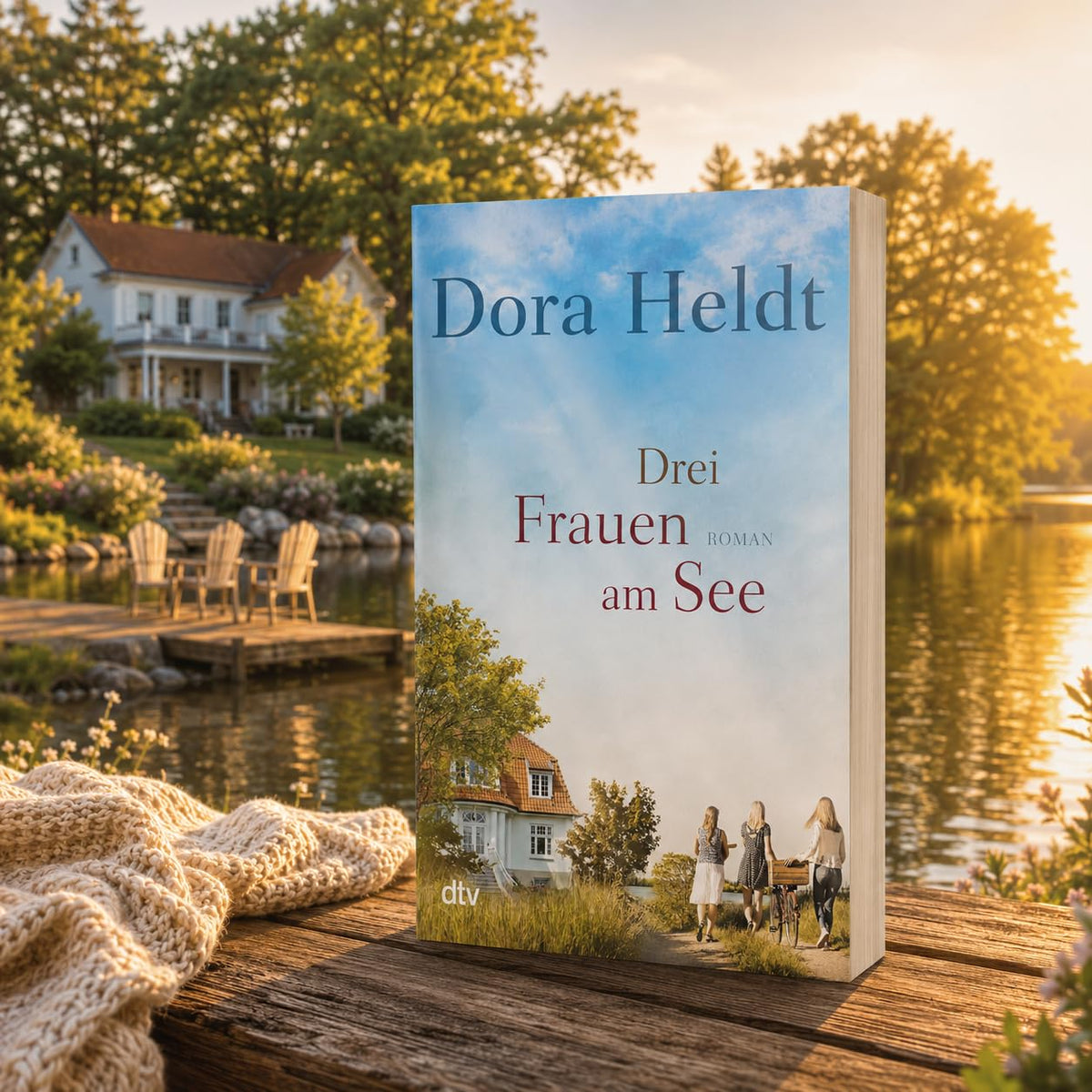 Dora Heldt - Haus am See Reihe Band 1-3 Buchset: Drei Frauen am See, Drei Frauen vier Leben & Drei Frauen und ein falsches Leben - Roman über Freundschaft, Lüge und Liebe mit exklusivem Lesezeichen