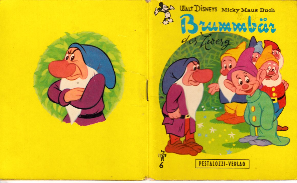 Walt Disneys Micky Maus Buch Nr. 6: Brummbär der Zwerg