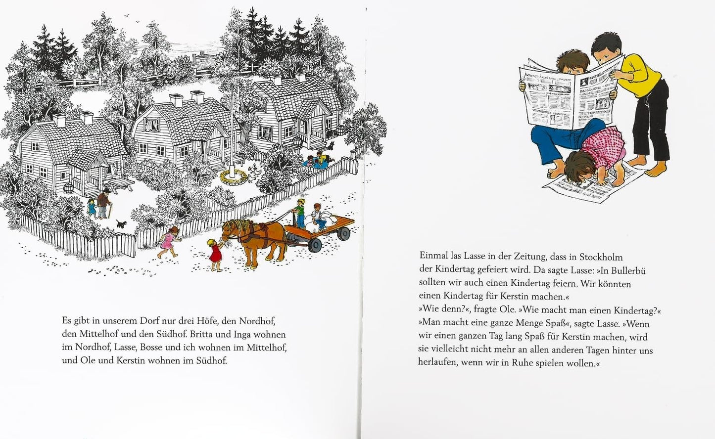 Geschichten aus Bullerbü: Alle 3 Bullerbü-Bilderbücher ab 4 Jahren in einem Band, klassisch illustriert von Ilon Wikland (Wir Kinder aus Bullerbü)