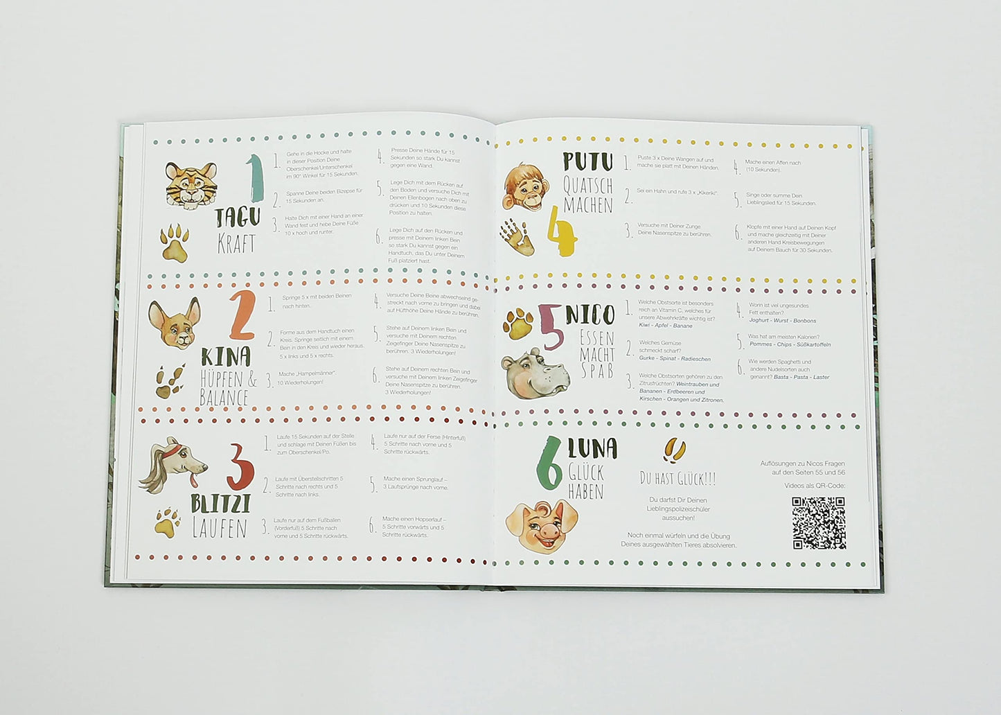 1-2-3 Bewegungspolizei: Sechs tierische Helden im Einsatz gegen Bewegungsmangel