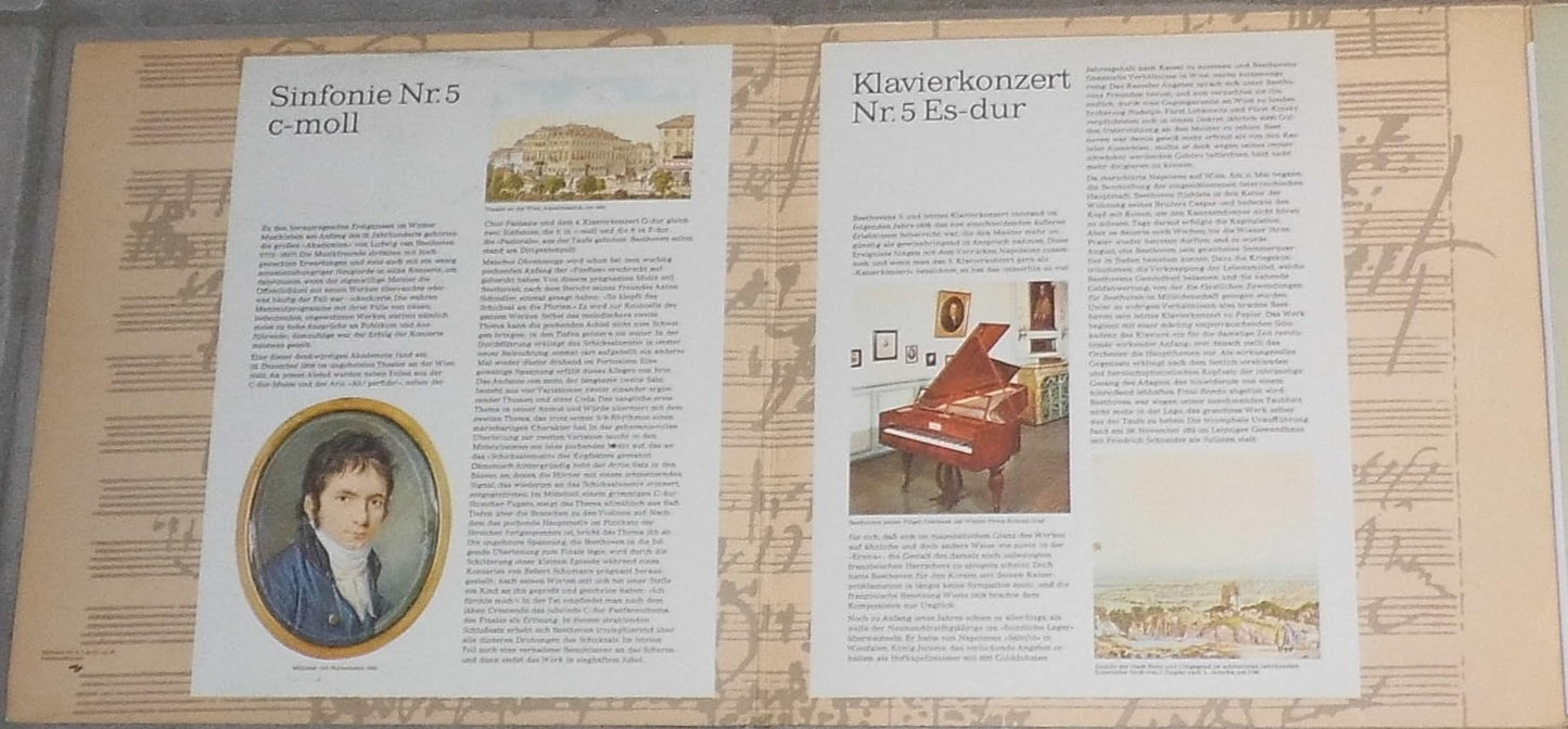 Ludwig van Beethoven - Beethoven Die Fünften 5. Sinfonie C-Moll und Klavierkonzert ES-Dur - Fontana - 6540 005