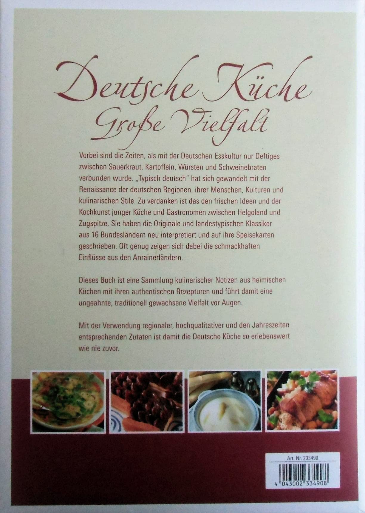 Deutsche Küche. Genussvolle Rezeptideen aus allen Regionen