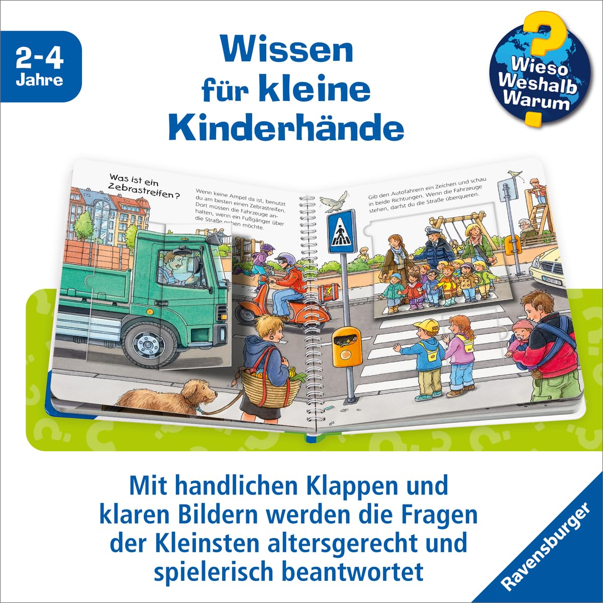 Wieso? Weshalb? Warum? junior, Band 48 - Ampel, Straße und Verkehr (Sachbuch ab 2 Jahre - mit Klappen) (junior, 48)