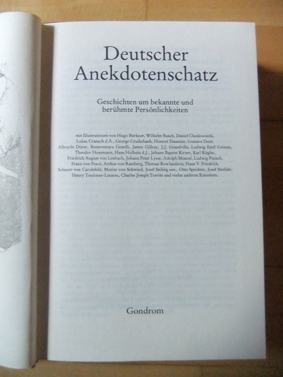 Deutscher Anekdotenschatz.