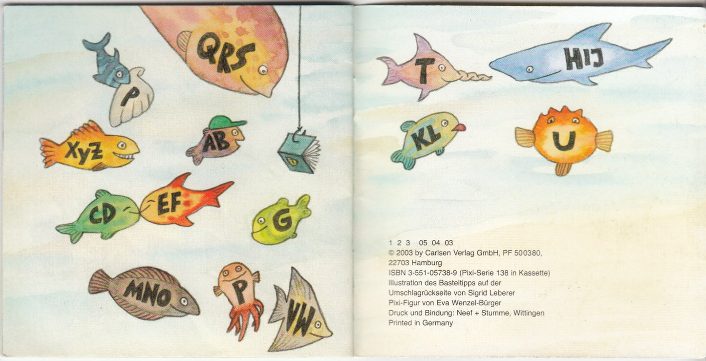 Fischer Fritzes ABC- Ein Pixi-Buch 1187 - Einzeltitel aus Pixi-Serie 138 (aus Kassette)