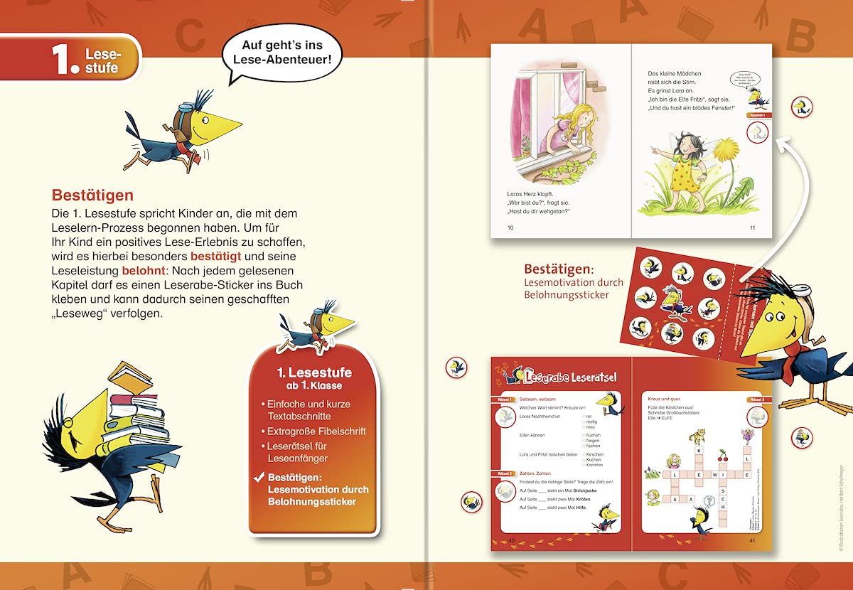Rabenstarke Silbengeschichten für Mädchen - Leserabe 1. Klasse - Erstlesebuch für Kinder ab 6 Jahren (Leserabe - Sonderausgaben)