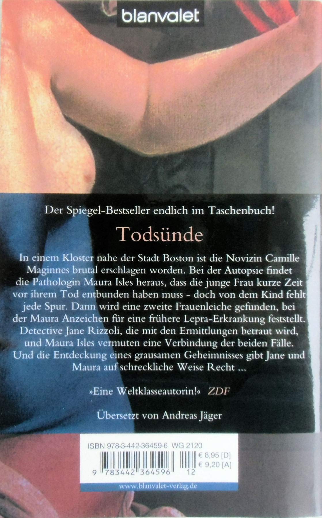 Todsünde: Ein Rizzoli-&-Isles-Thriller (Rizzoli-&-Isles-Serie, Band 3)