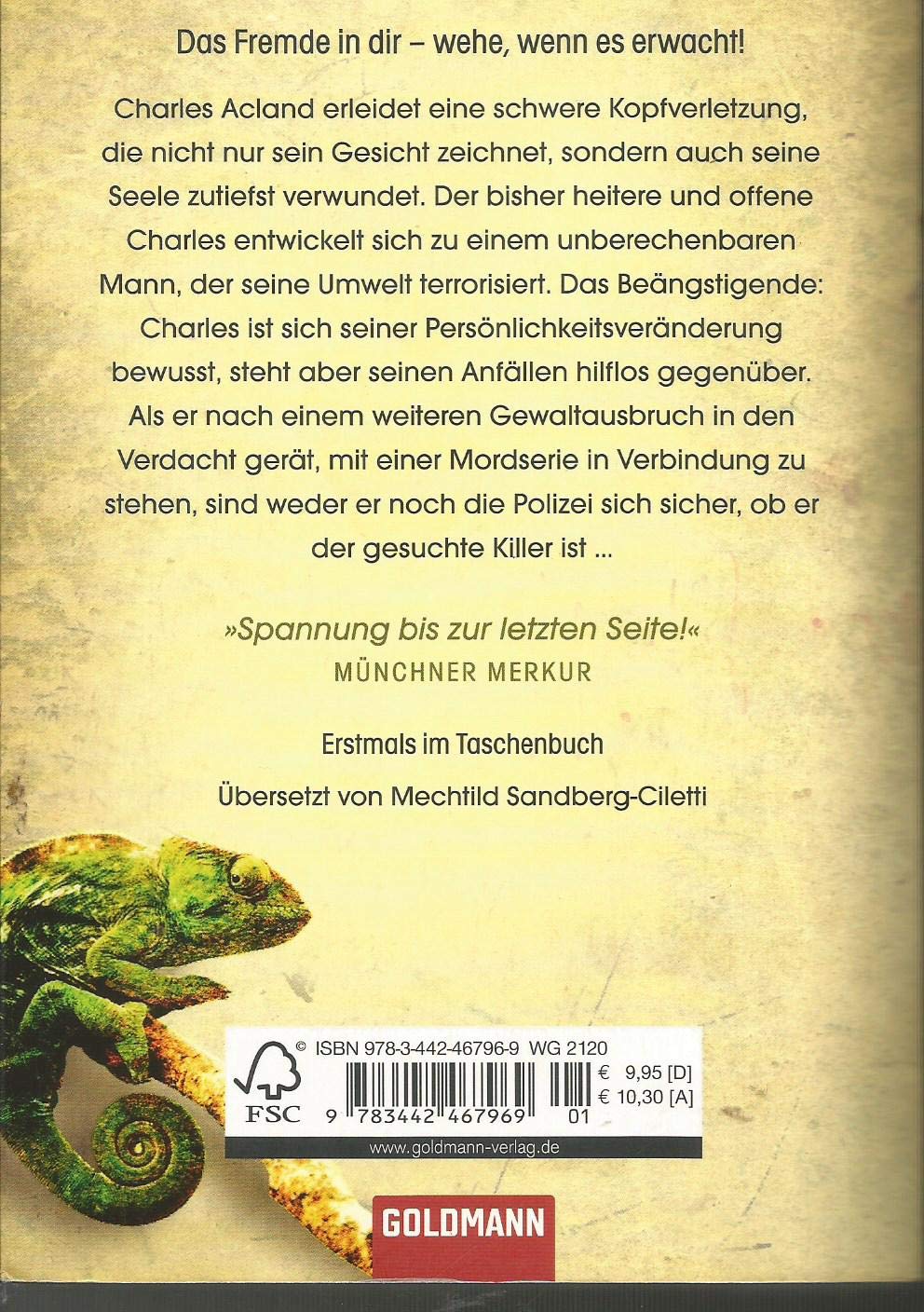 Der Schatten des Chamäleons: Psychothriller