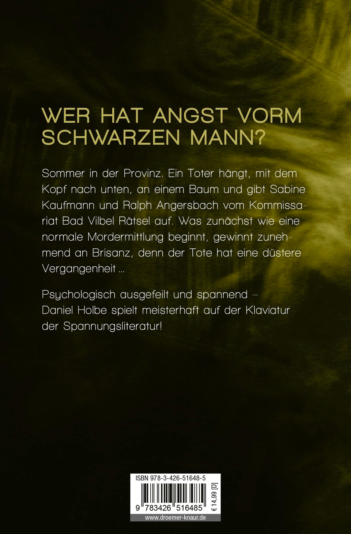 Schwarzer Mann: Kriminalroman (Ein Sabine-Kaufmann-Krimi, Band 2)