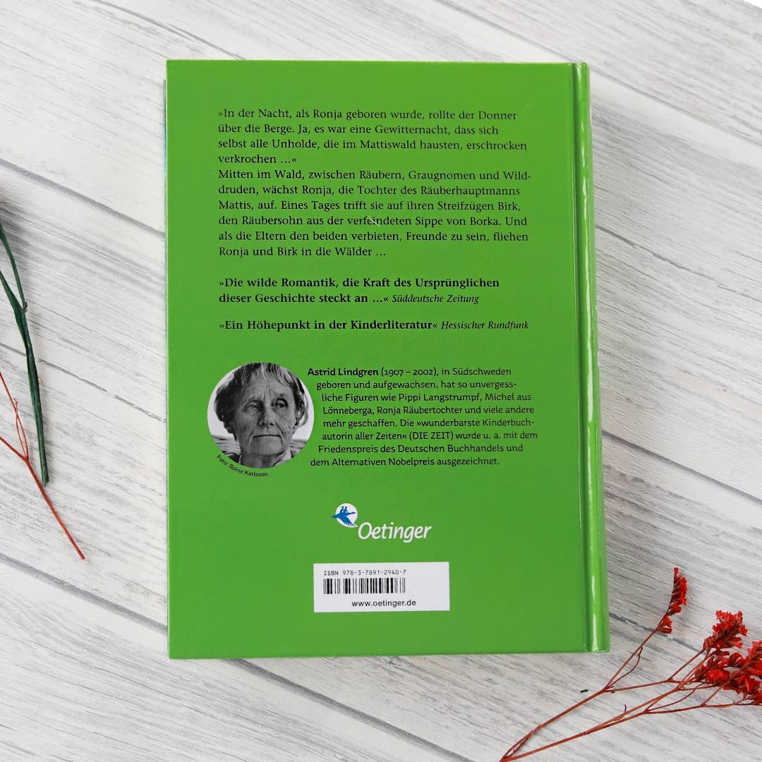 Ronja Räubertochter: Astrid Lindgren Kinderbuch-Klassiker. Die Abenteuer-Geschichten der Räubertochter über Freundschaft und die Liebe zur Natur. ... Selbstbestimmung und die Liebe zur Natur