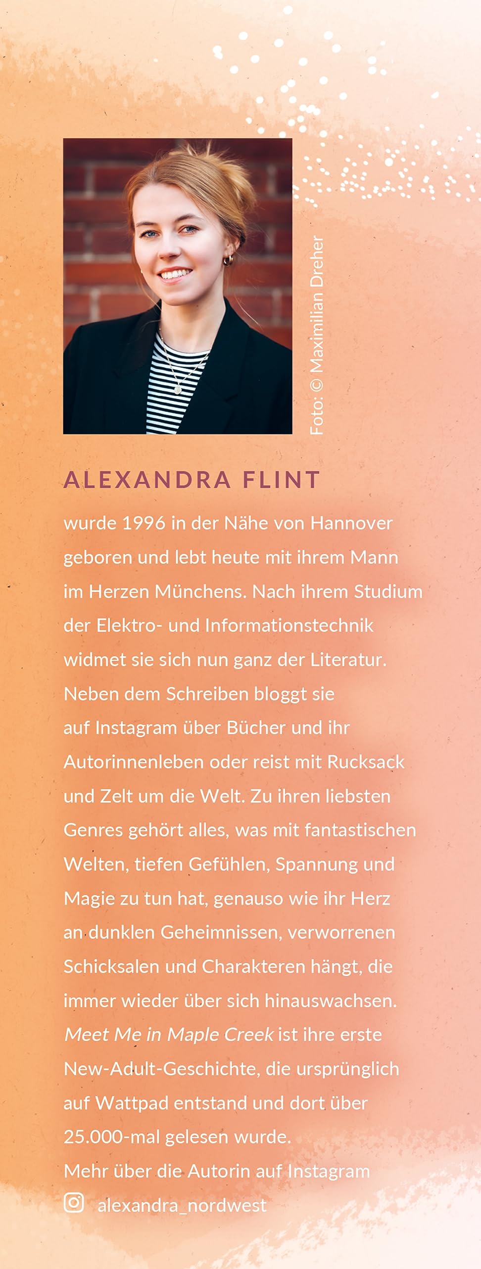 Maple-Creek-Reihe, Band 1: Meet Me in Maple Creek (der SPIEGEL-Bestseller-Erfolg von Alexandra Flint) (Maple-Creek-Reihe, 1)
