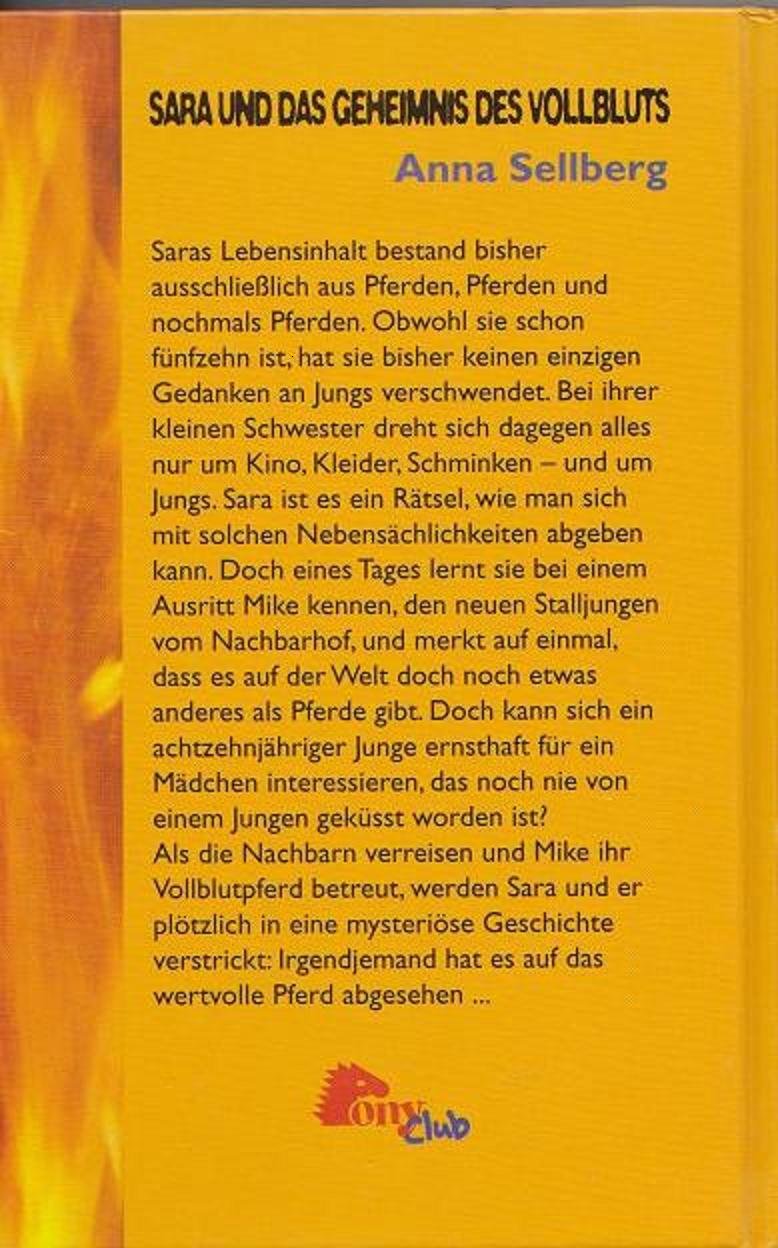 Sara und das Geheimnis des Vollbluts