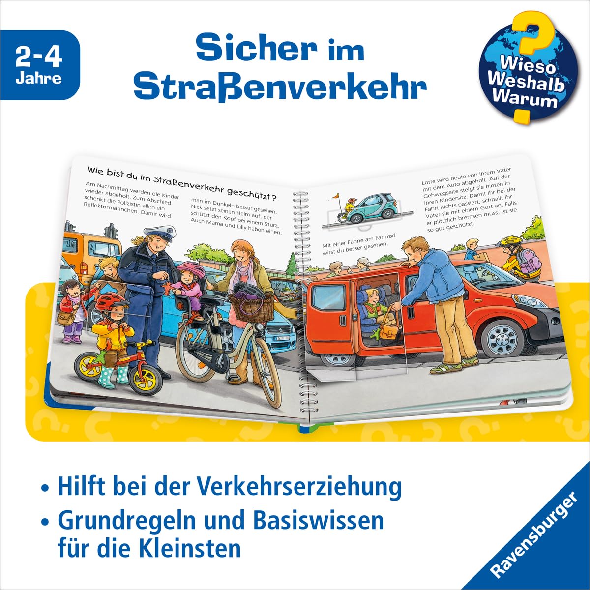 Wieso? Weshalb? Warum? junior, Band 48 - Ampel, Straße und Verkehr (Sachbuch ab 2 Jahre - mit Klappen) (junior, 48)