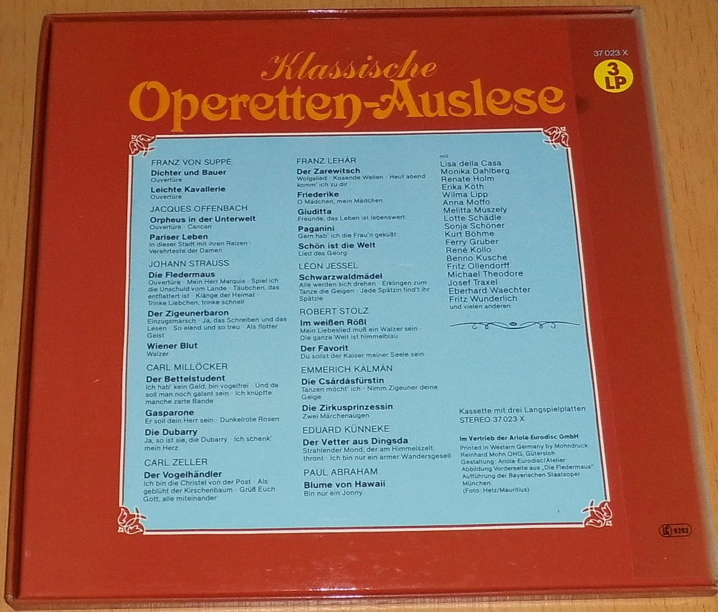 Klassische Operetten-Auslese [3xVinyl]