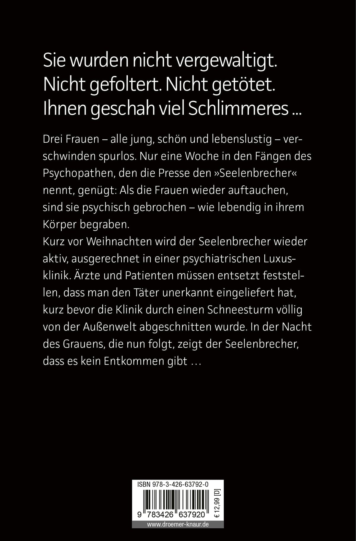 Der Seelenbrecher: Psychothriller | Psychologisch wie Die Therapie, klaustrophobisch wie Amokspiel, ausgefuchst wie Das Kind – Fitzek zieht alle Register seines Könnens | SPIEGEL-Bestseller