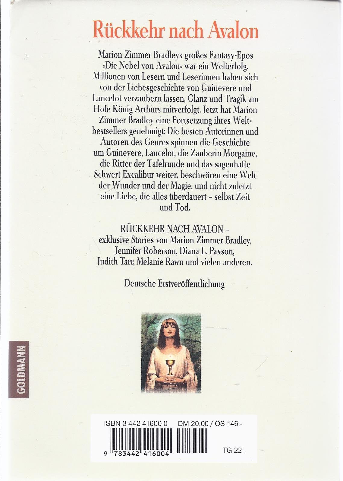 Marion Zimmer Bradley's Rückkehr nach Avalon