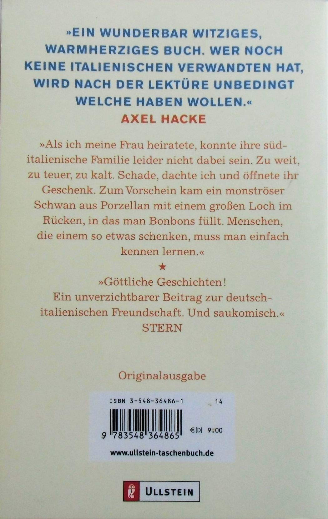 Maria, ihm schmeckt's nicht: Geschichten von meiner italienischen Sippe