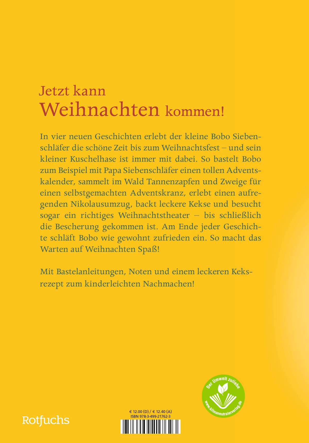 Fröhliche Weihnachten, Bobo Siebenschläfer!: Bildgeschichten für ganz Kleine (Bobo Siebenschläfer: Neue Abenteuer zum Vorlesen ab 3 Jahre, Band 1)