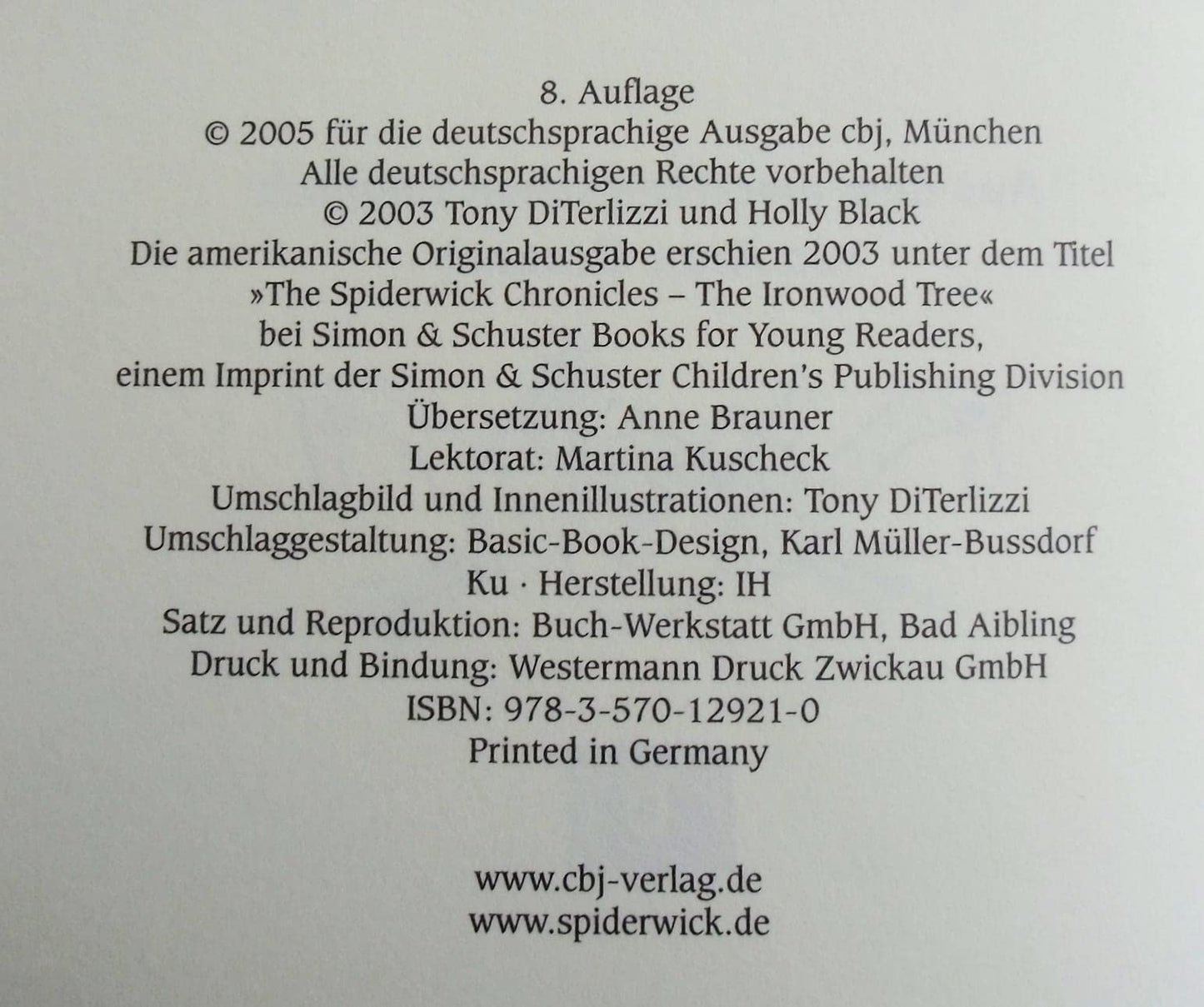 Die Spiderwick Geheimnisse, Bd. 4. Der eiserne Baum.