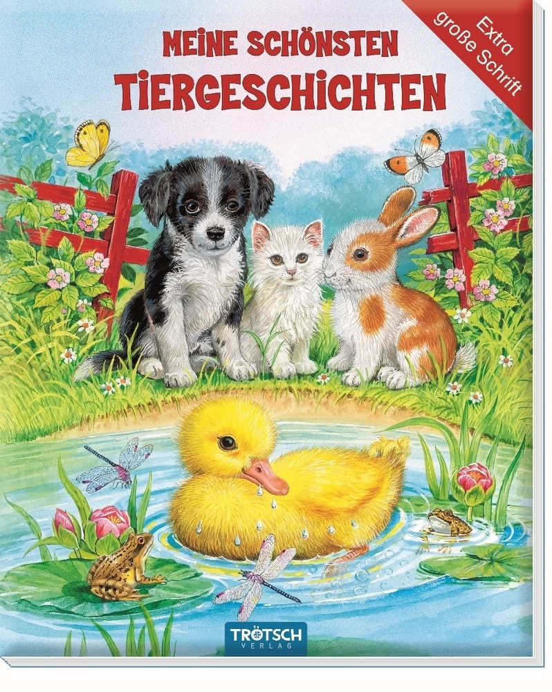 Geschichtenbuch "Meine schönsten Tiergeschichten": Extra große Schrift