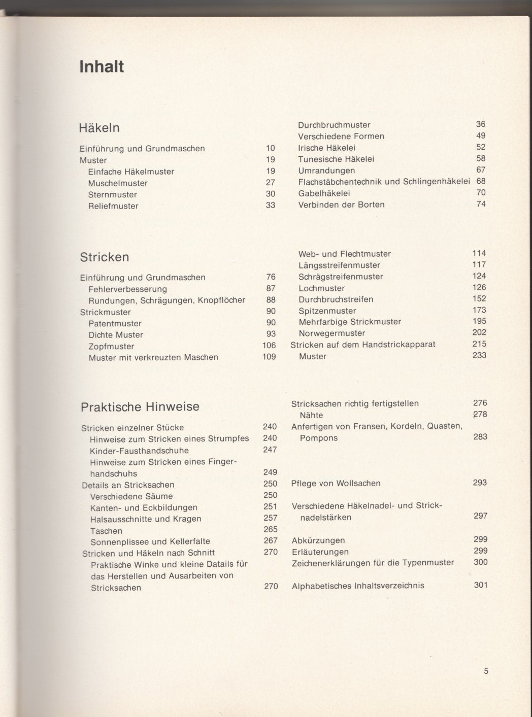 Das neue Strick- und Häkelbuch. Ein vollständiger Lehrgang mit Musterbeispielen.