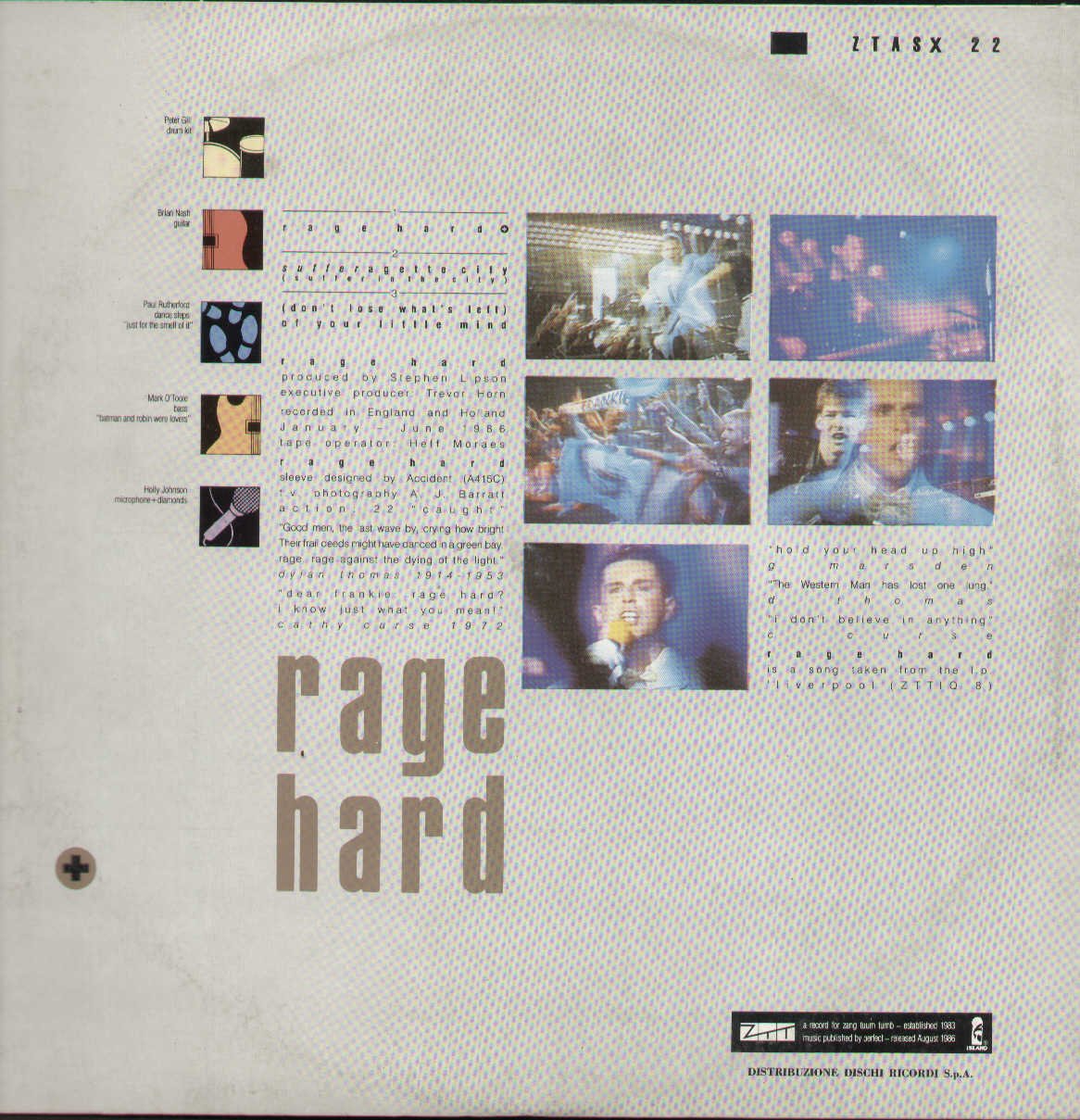 Rage hard [Vinyl Single]