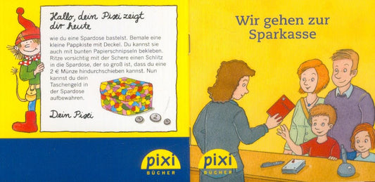 Wir gehen zur Sparkasse - eine Geschichte