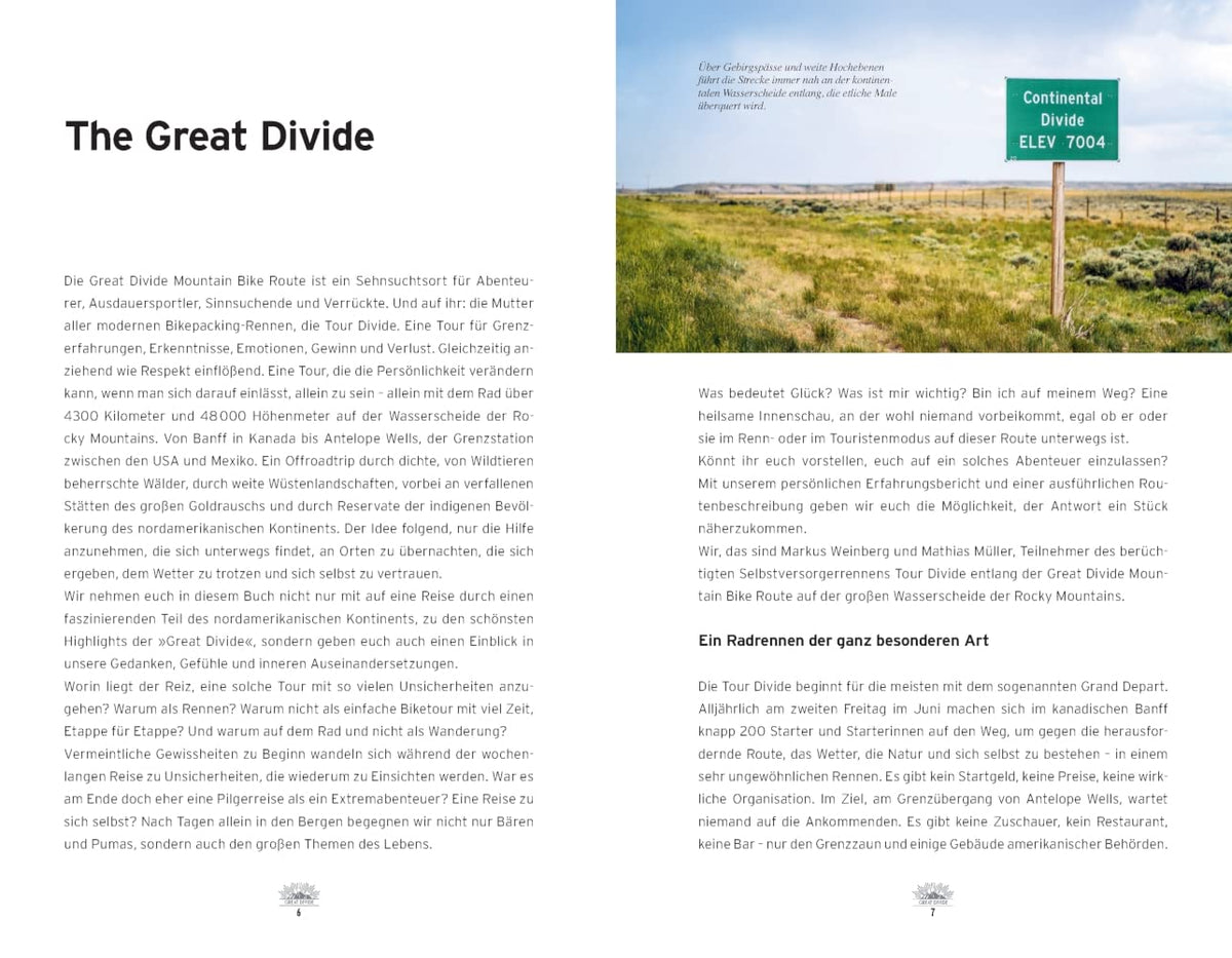 Great Divide: 4500 km mit dem Gravelbike durch die Rocky Mountains (Reiseerzählungen)