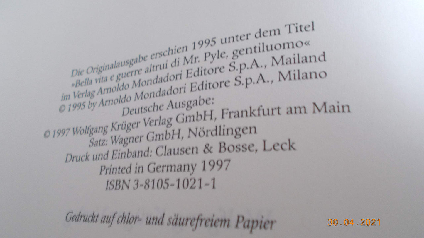 Das schöne Leben des Edelmannes Robert Pyle und die Kriege der anderen