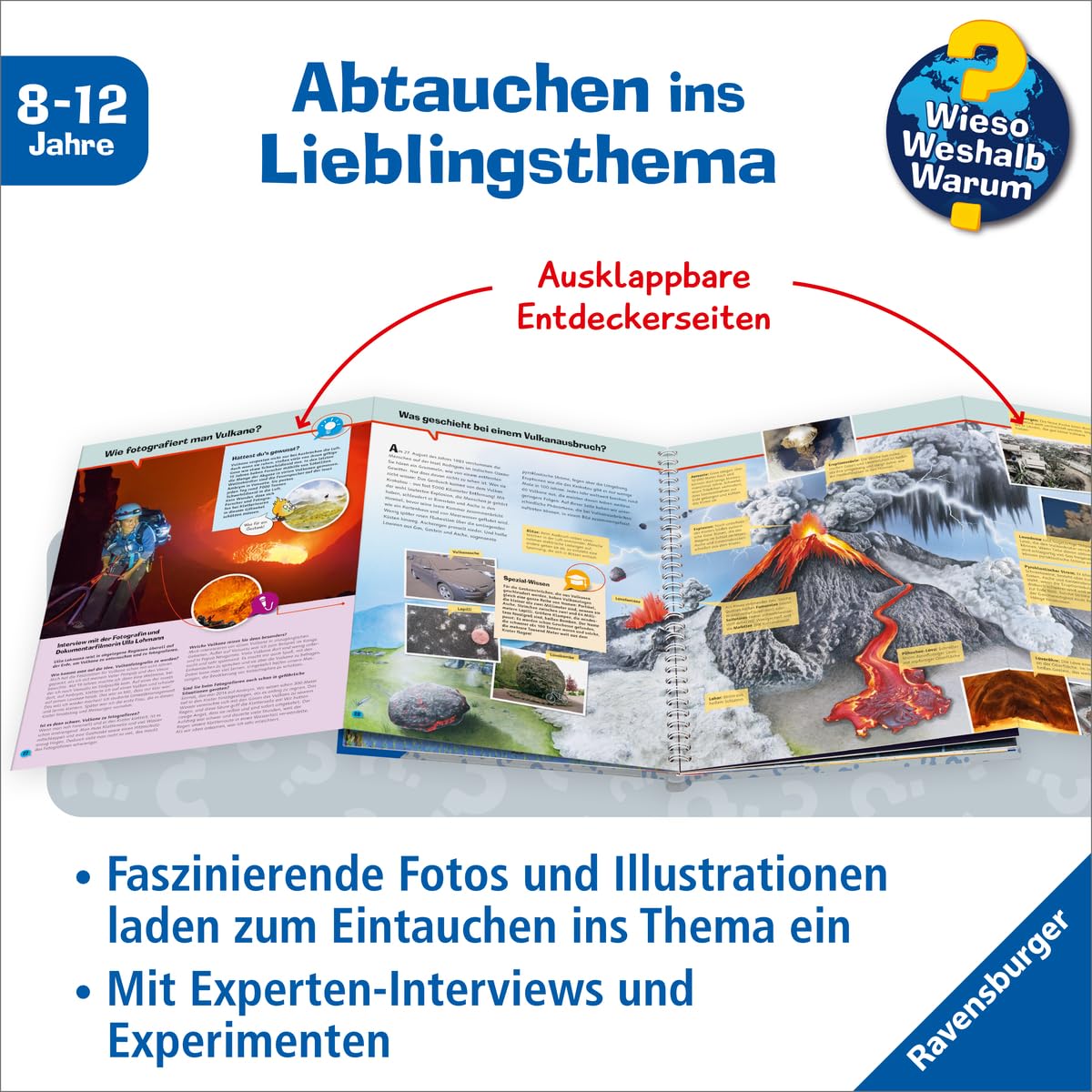 Wieso? Weshalb? Warum? ProfiWissen, Band 25 - Vulkane (Sachbuch ab 8 Jahre) (ProfiWissen, 25)