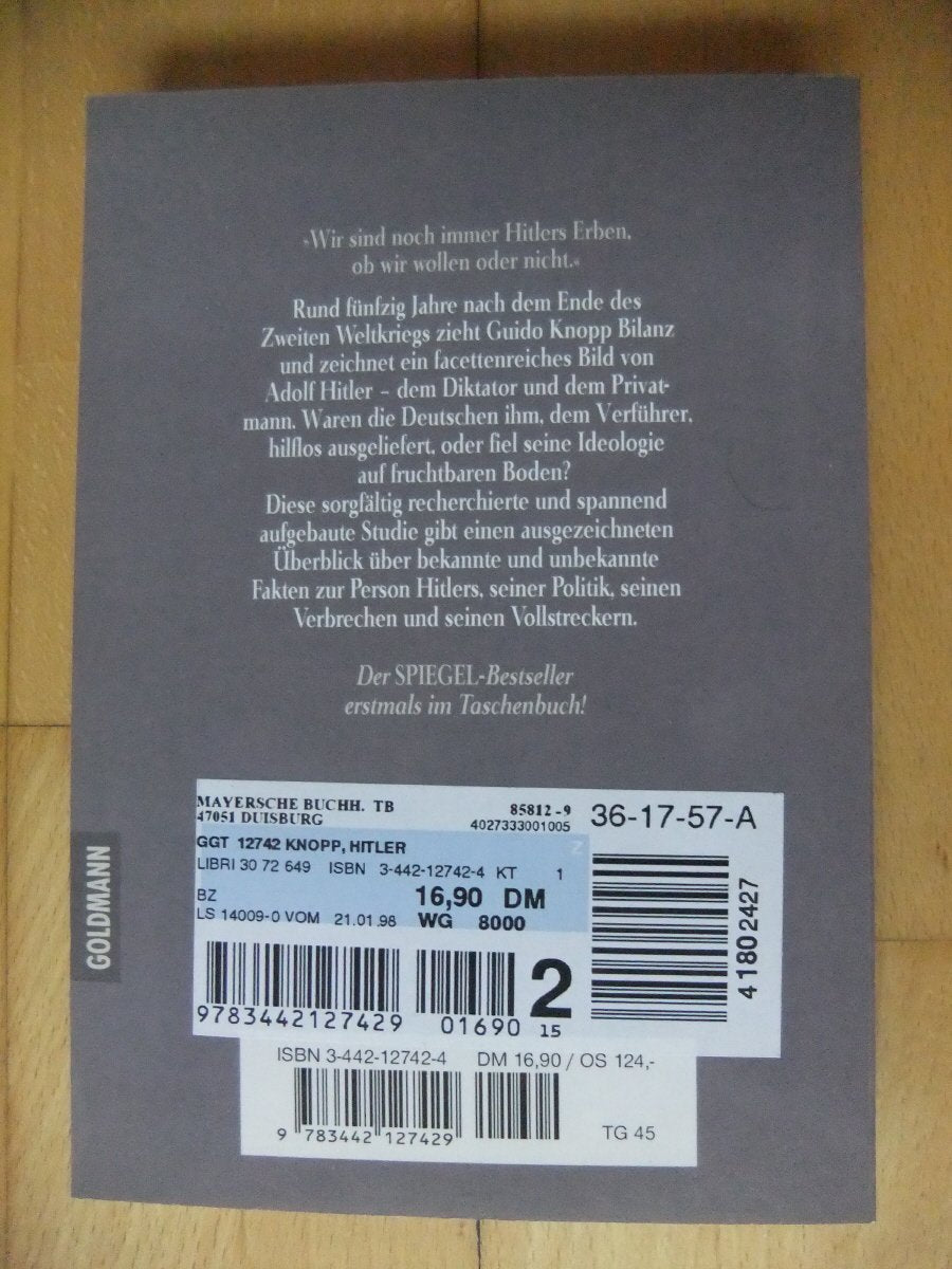 Hitler - Eine Bilanz: Der Bestseller erstmals im Taschenbuch