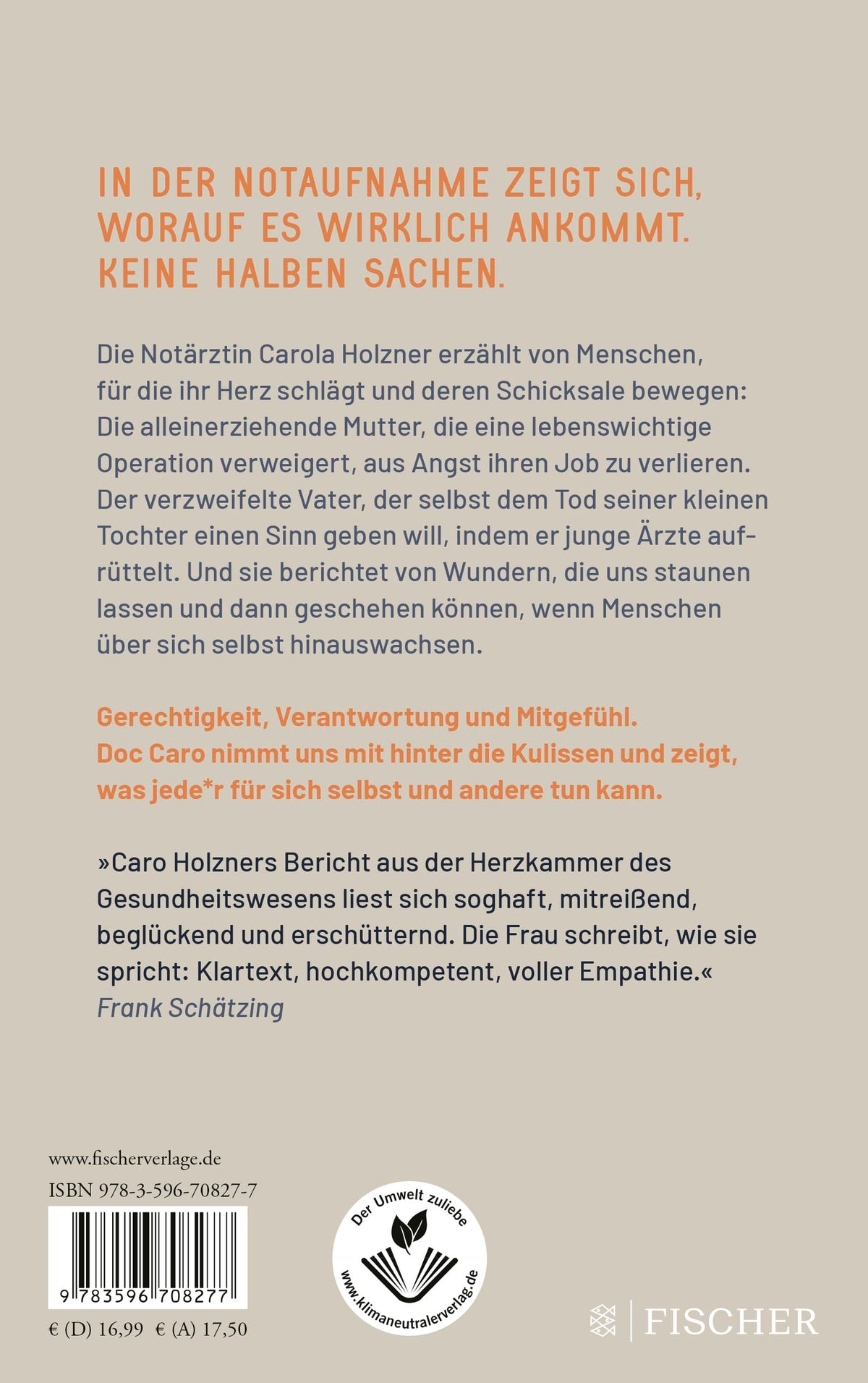 Keine halben Sachen: Wie die Notaufnahme den Blick aufs Leben verändert | Doc Caro erzählt neue packende Geschichten aus dem Leben einer Notärztin