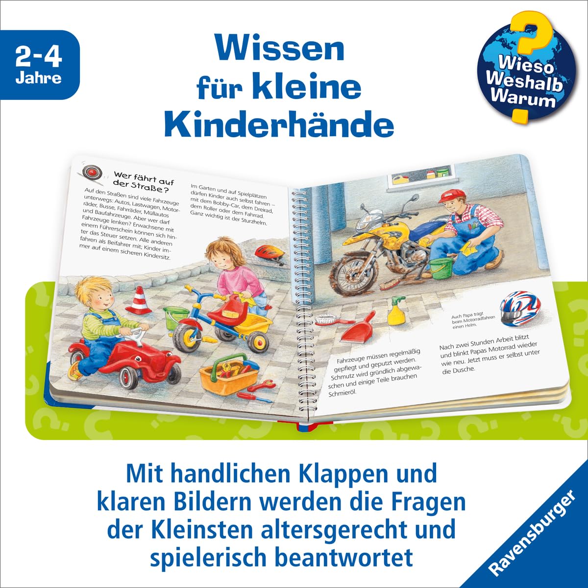 Wieso? Weshalb? Warum? junior, Band 11 - Autos und Laster (Sachbuch ab 2 Jahre - mit Klappen) (junior, 11)